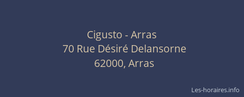 Cigusto - Arras