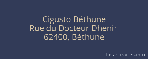 Cigusto Béthune