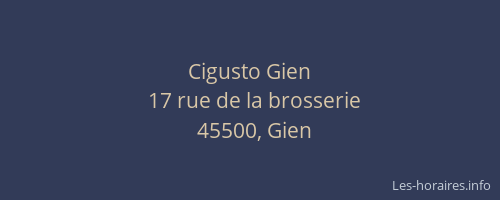 Cigusto Gien