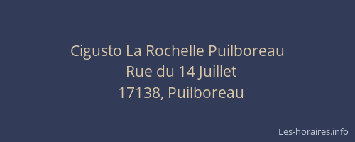 Cigusto La Rochelle Puilboreau