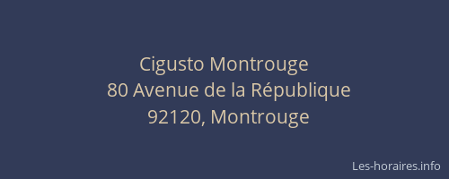 Cigusto Montrouge
