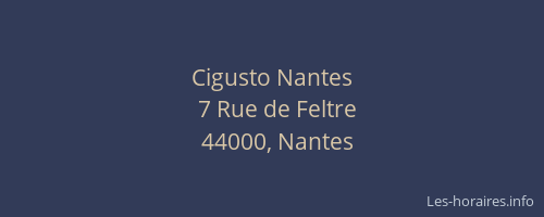 Cigusto Nantes