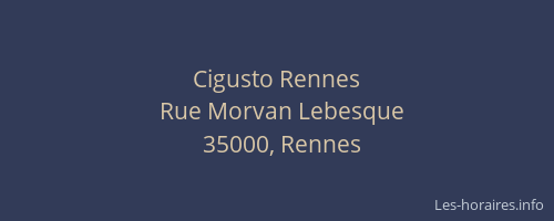 Cigusto Rennes