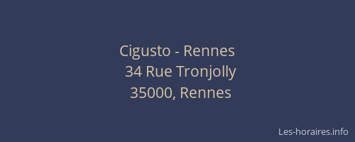Cigusto - Rennes