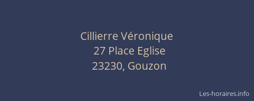 Cillierre V&eacute;ronique