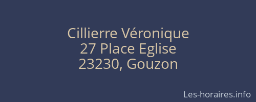 Cillierre Véronique