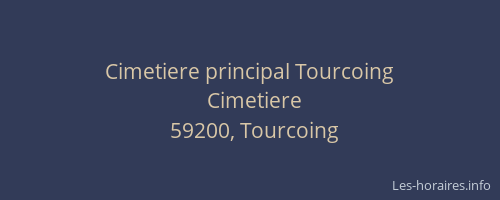 Cimetiere principal Tourcoing