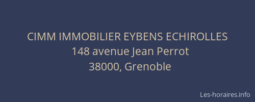 CIMM IMMOBILIER EYBENS ECHIROLLES