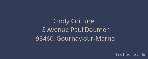 Cindy Coiffure