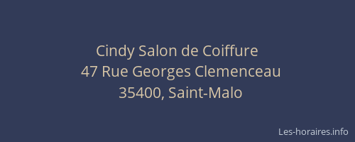 Cindy Salon de Coiffure