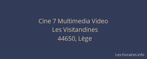 Cine 7 Multimedia Video