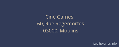Ciné Games