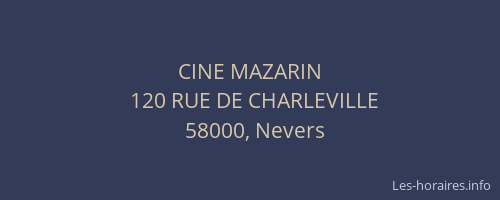 CINE MAZARIN