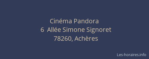 Cinéma Pandora