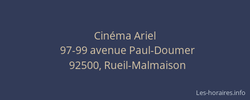 Cinéma Ariel