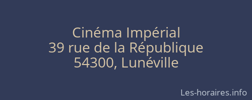 Cinéma Impérial