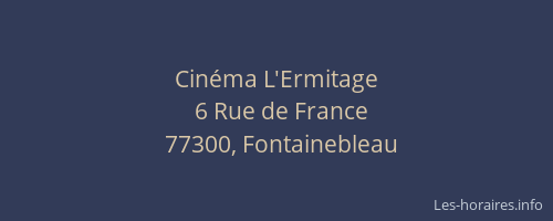 Cinéma L'Ermitage