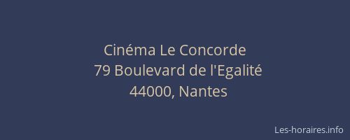 Cinéma Le Concorde