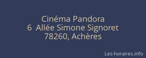 Cinéma Pandora
