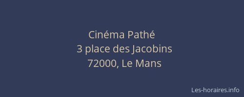 Cinéma Pathé