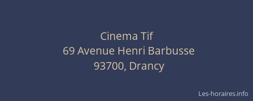 Cinema Tif