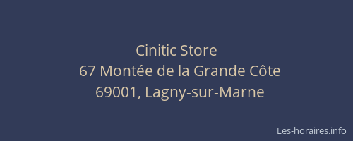 Cinitic Store