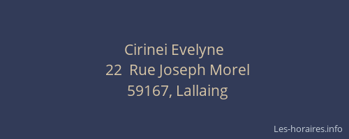Cirinei Evelyne