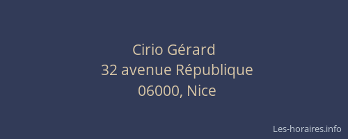 Cirio Gérard