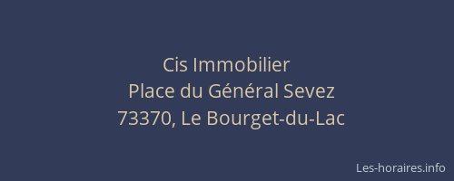 Cis Immobilier