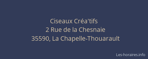Ciseaux Créa'tifs