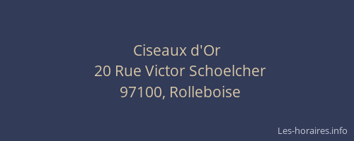 Ciseaux d'Or