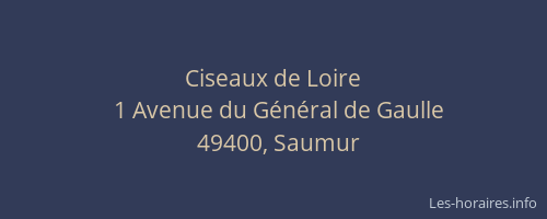 Ciseaux de Loire
