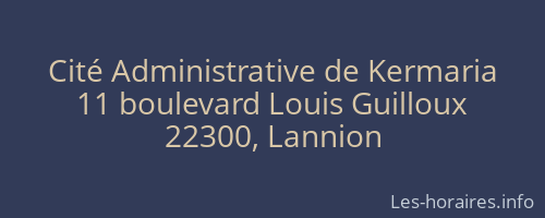 Cité Administrative de Kermaria