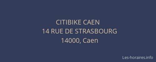 CITIBIKE CAEN