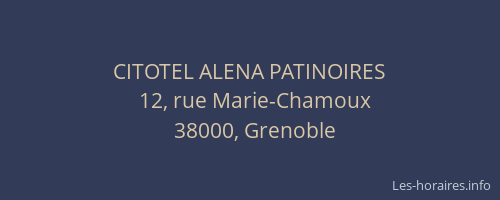 CITOTEL ALENA PATINOIRES