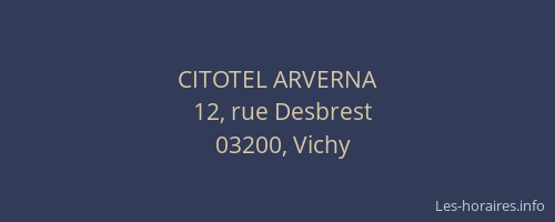 CITOTEL ARVERNA