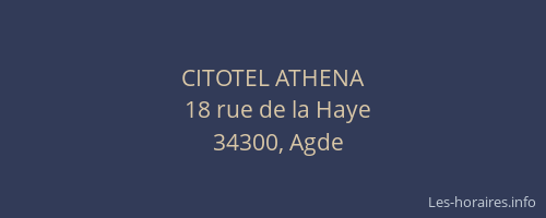 CITOTEL ATHENA