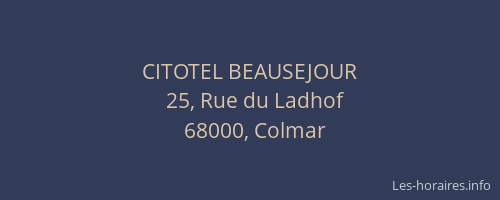CITOTEL BEAUSEJOUR
