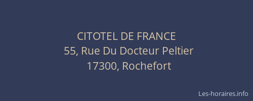 CITOTEL DE FRANCE