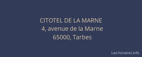 CITOTEL DE LA MARNE