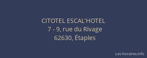CITOTEL ESCAL'HOTEL
