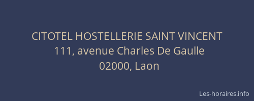 CITOTEL HOSTELLERIE SAINT VINCENT