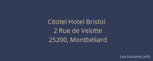 Citotel Hotel Bristol