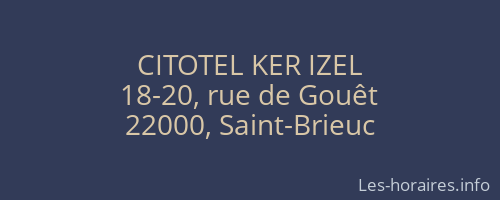 CITOTEL KER IZEL