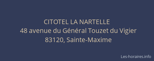 CITOTEL LA NARTELLE