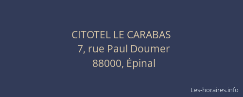 CITOTEL LE CARABAS