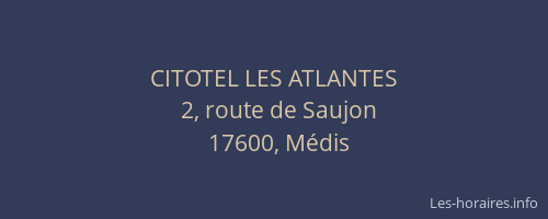 CITOTEL LES ATLANTES