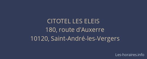 CITOTEL LES ELEIS