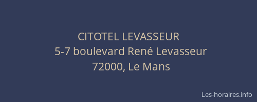 CITOTEL LEVASSEUR