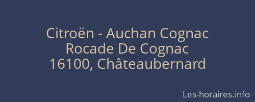 Citroën - Auchan Cognac